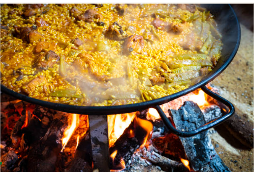 paella abombada